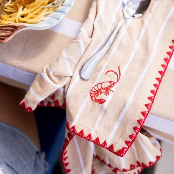 2-pack tygservetter med räkor